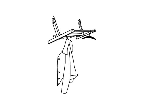 Bauanleitung für Wandgarderobe "ADAM"