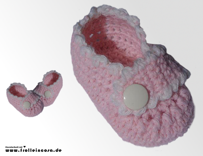 Häkelanleitung Babyschuhe "Linda"