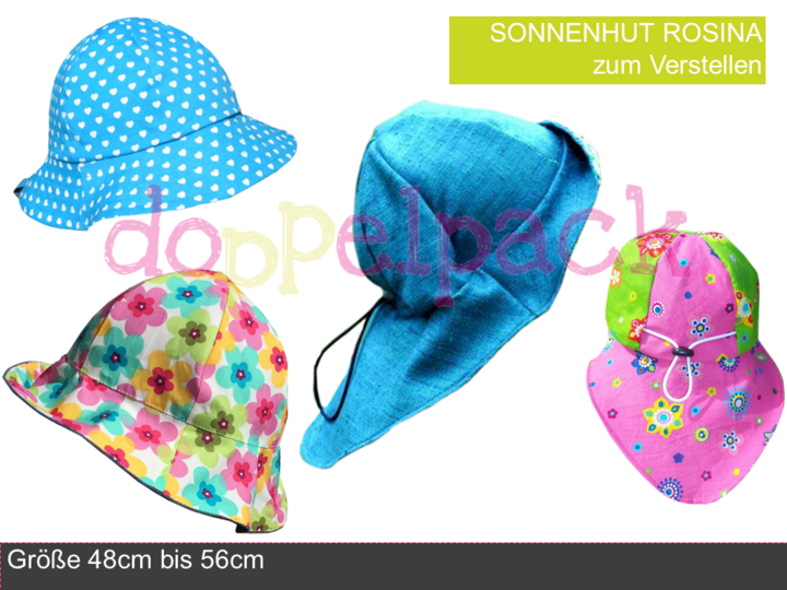 Sonnenhut zum Verstellen mit Nackenschutz