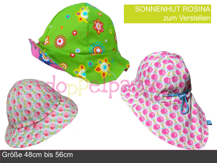 Sonnenhut zum Verstellen mit Nackenschutz