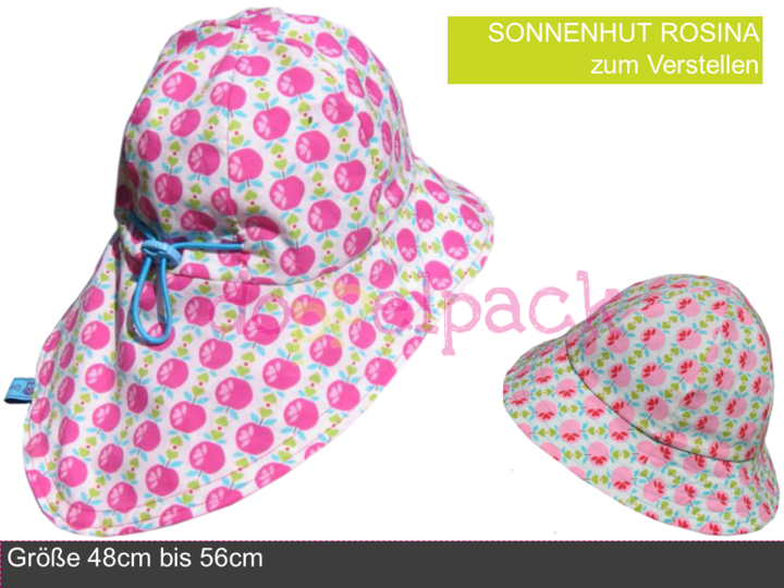 Sonnenhut zum Verstellen mit Nackenschutz