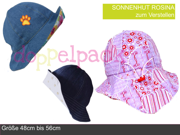 Sonnenhut zum Verstellen mit Nackenschutz