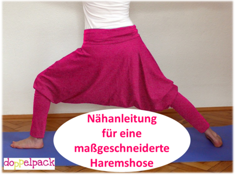Haremshose, Yogahose, maßgeschneidert für Damen