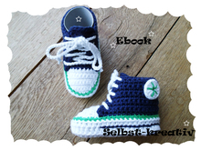 E-Book - Häkelanleitung Babyschuhe gr:11cm