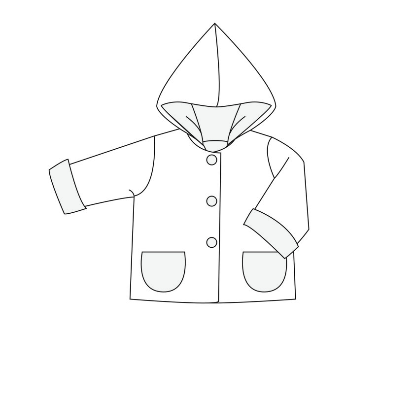 Schnittmuster Baby Zipfeljacke TORETTO Anleitung Datei 62/68–98/104 - Bild 13