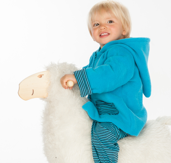 Baby Jacke Schnittmuster TORETTO – gefütterte Zipfeljacke 62/68–98/104
