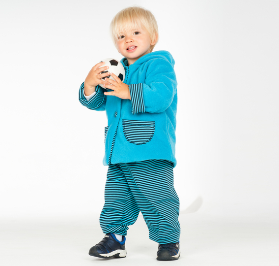 Baby Jacke Schnittmuster TORETTO – gefütterte Zipfeljacke 62/68–98/104