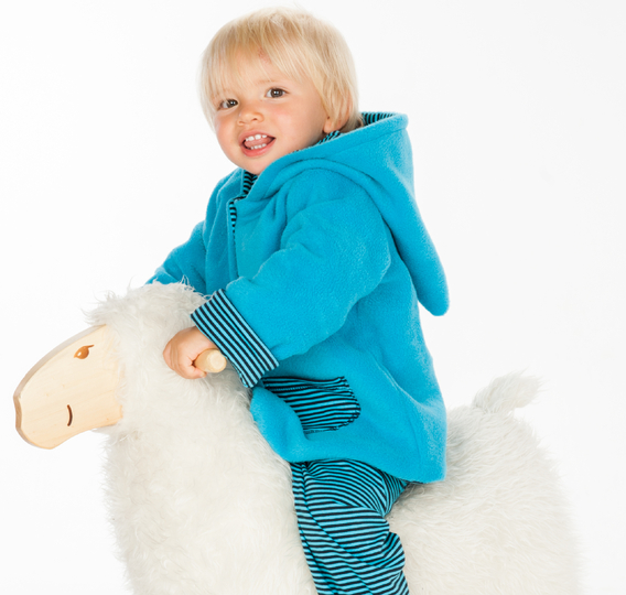 Baby Jacke Schnittmuster TORETTO – gefütterte Zipfeljacke 62/68–98/104
