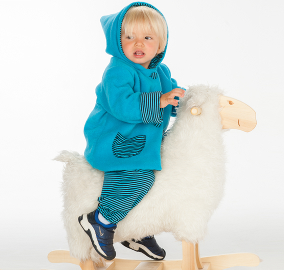 Baby Jacke Schnittmuster TORETTO – gefütterte Zipfeljacke 62/68–98/104
