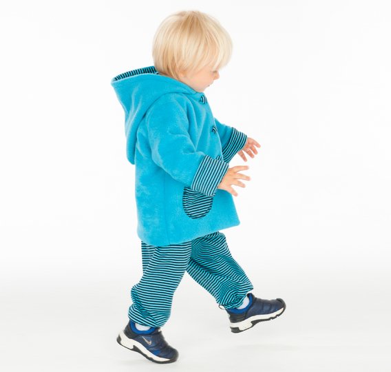 Schnittmuster Baby Zipfeljacke TORETTO Anleitung Datei 62/68–98/104