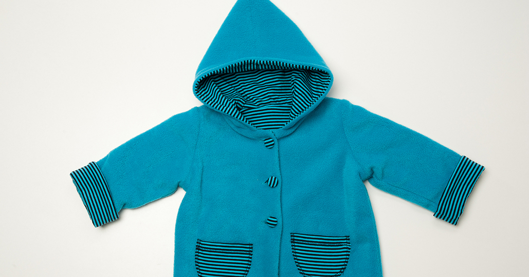 Schnittmuster Baby Zipfeljacke TORETTO Anleitung Datei 62/68–98/104