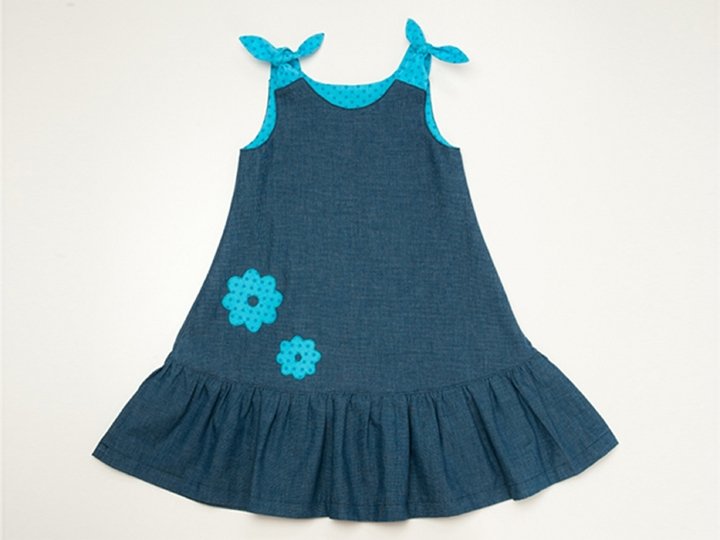 Mädchenkleid STEFFI 3-in-1 – Kleid Tunika Datei 74/80–146/152