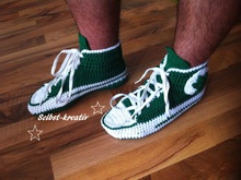 E-Book - Häkelanleitung Hausschuhe in Gr:43 /44 ,45 /46