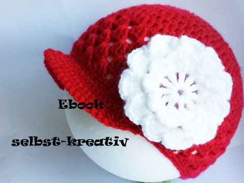 E-Book - Häkelanleitung Babymütze Gr. 36-40