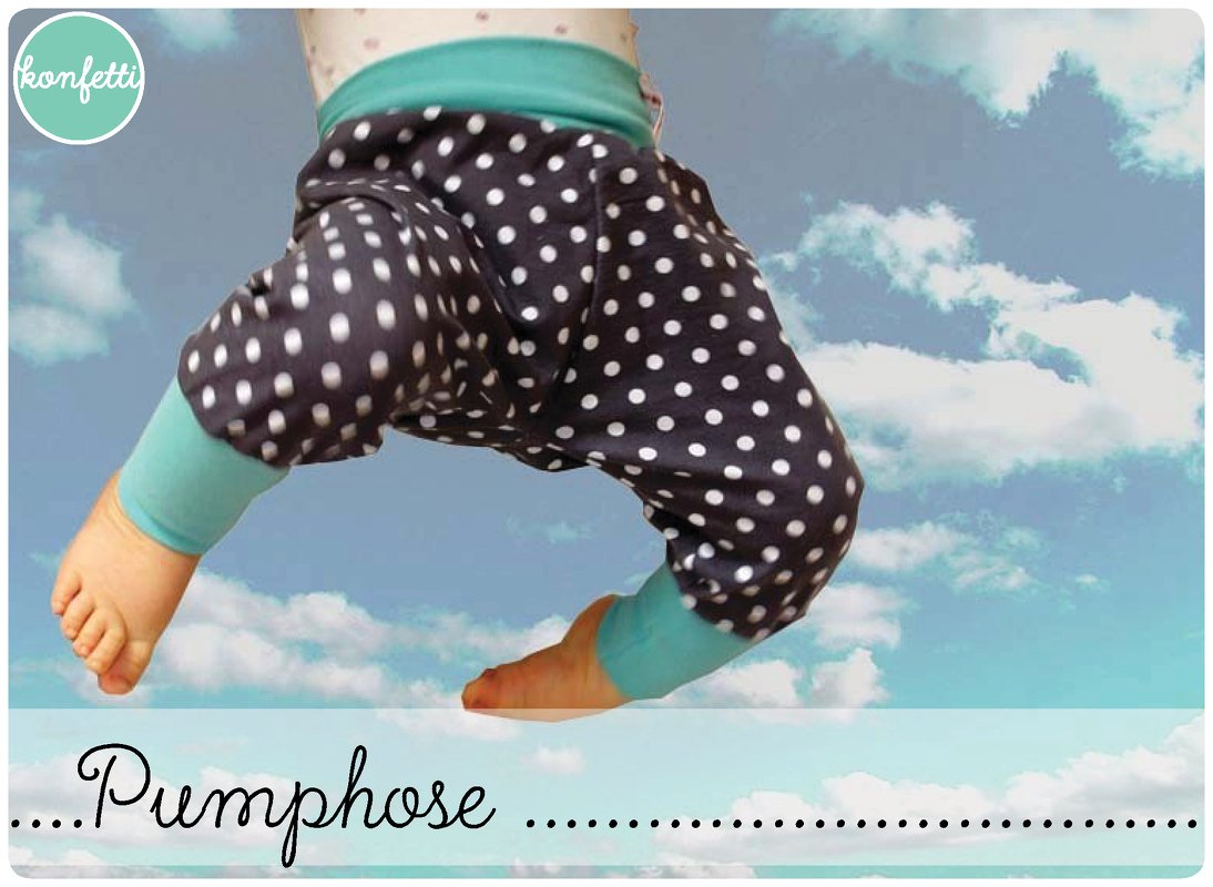 Pumphose Hose Nähanleitung / Schnittmuster Gr.92-164