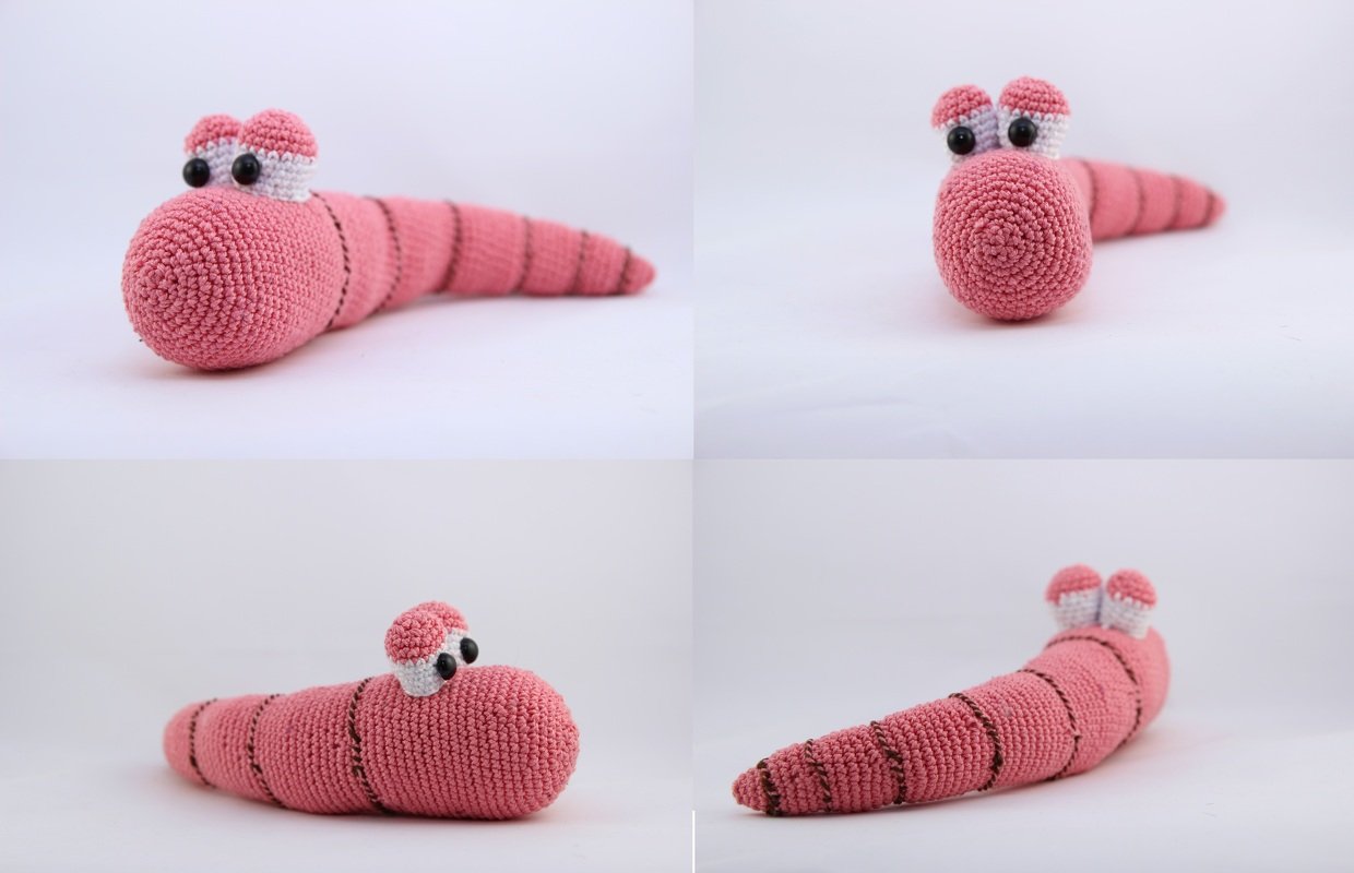 Karl der Wurm - Häkelanleitung Kostenlos - Bild 4