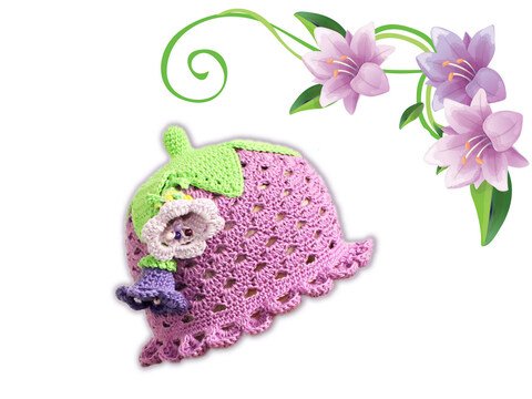 Sommermütze für Babys/Kinder "Lilie", alle Größen