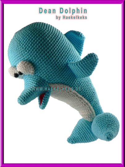 Dean Dolphin incl. Liegestuhl --- Häkelanleitung von Haekelkeks