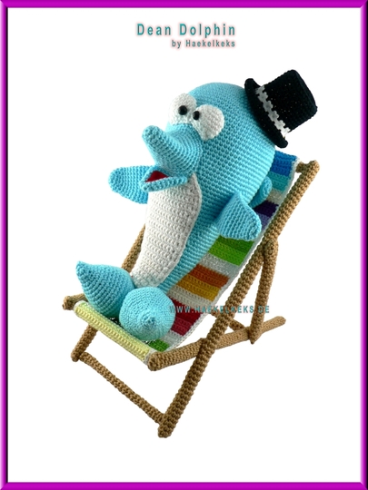 Dean Dolphin incl. Liegestuhl --- Häkelanleitung von Haekelkeks