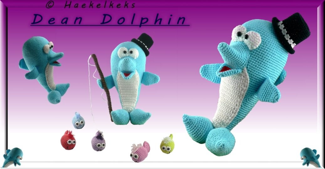 Dean Dolphin --- Häkelanleitung von Haekelkeks