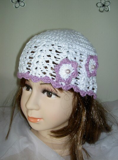 Häkelanleitung Sommer-Hut Ku 48 - 56 cm, Häkelmütze  #012