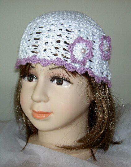 Häkelanleitung Sommer-Hut Ku 48 - 56 cm, Häkelmütze  #012