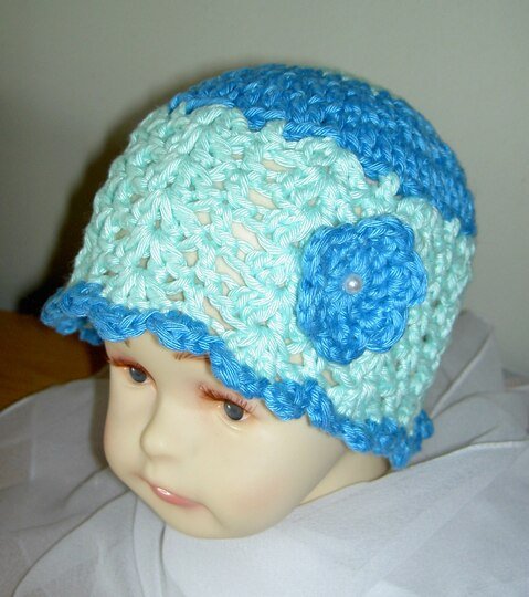 Häkelanleitung Sommer-Hut Ku 48 - 56 cm, Häkelmütze  #012