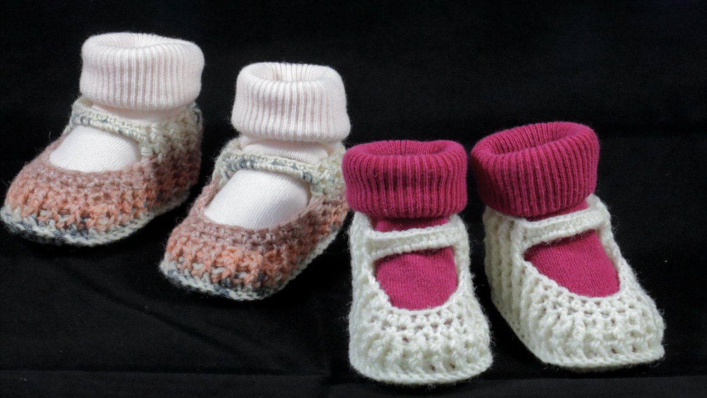  (E-Book) Häkelanleitung Babyschühchen Ballerina