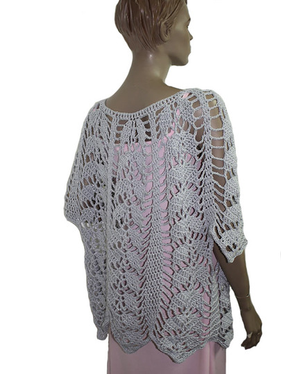 Häkelanleitung Tunika Big Shirt Gr. 38 bis 46