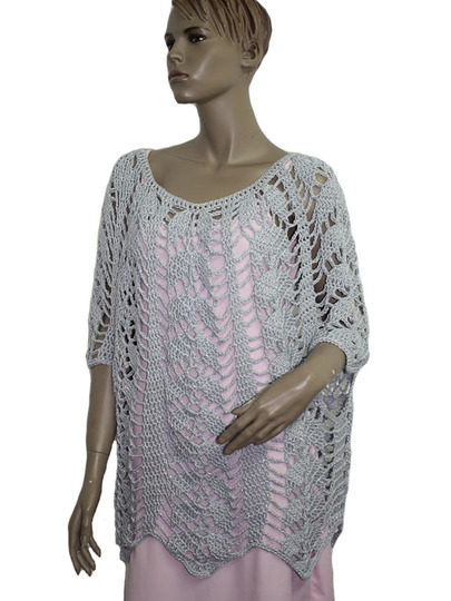 Häkelanleitung Tunika Big Shirt Gr. 38 bis 46