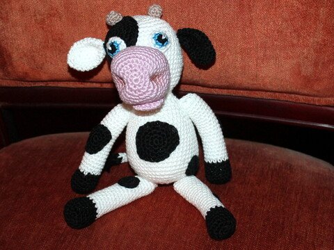 Häkelanleitung Kuh Elsa