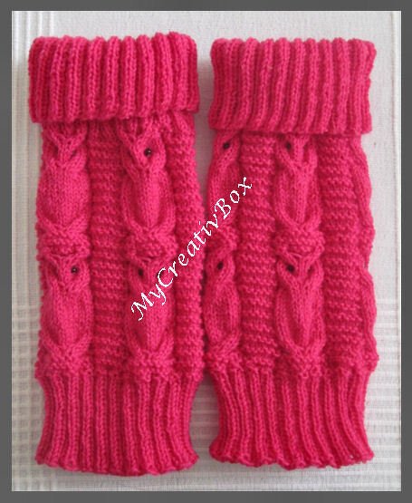 Beinstulpen "Eulenruf" für Erwachsene -- Stricken - Bild 7