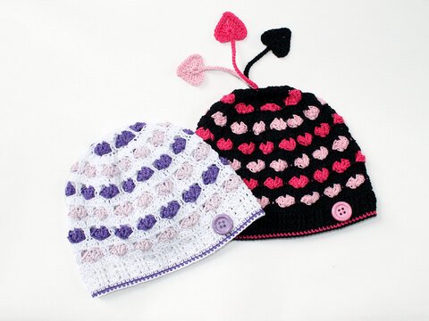 Sommermützen für Baby/Kinder "Sweet Girl", alle Größen.