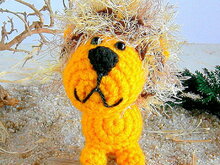 Kleine und niedlich Löwe Ludwig, Häkelanleitung als PDF