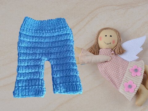 Strickanleitung Babyhose Gr.56/62- auch für Anfänger