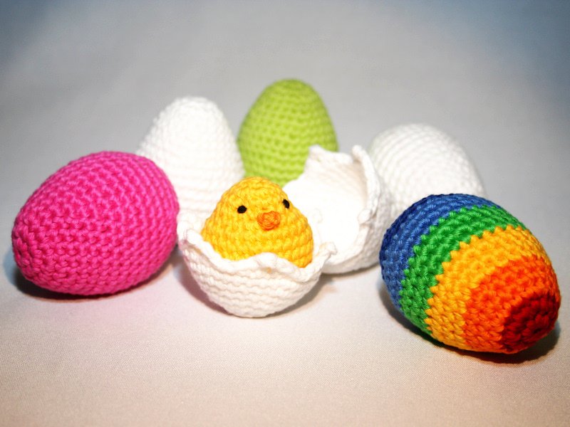 Egg Collection + Chick - Crochet Pattern