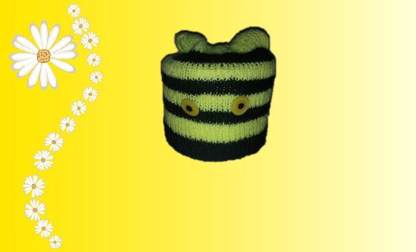 Toilettenhut Biene- auch für Anfänger 