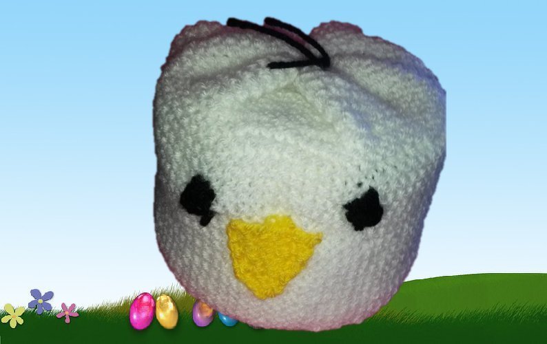 Strickanleitung Klorollenhut Huhn- auch für Anfänger