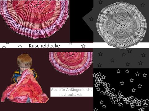 Kuscheldecke zum Häkeln - super einfach und wunderschön