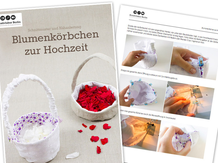  Blumenkörbchen für die Hochzeit