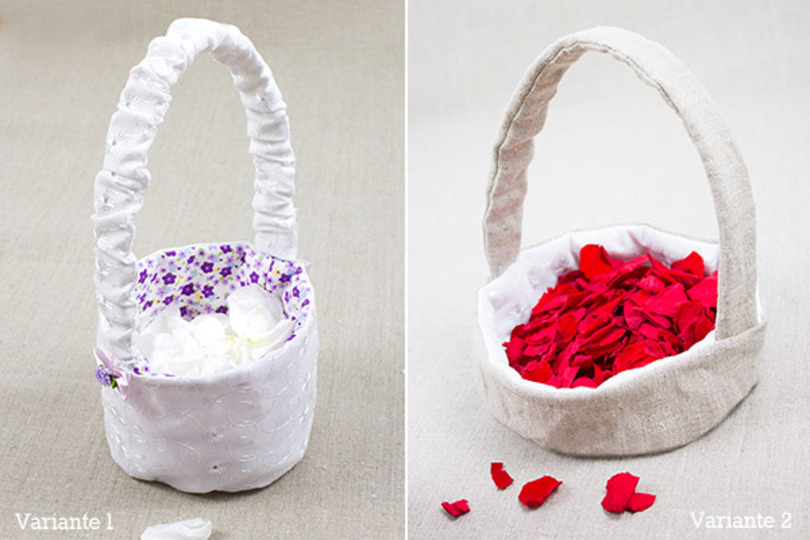  Blumenkörbchen für die Hochzeit