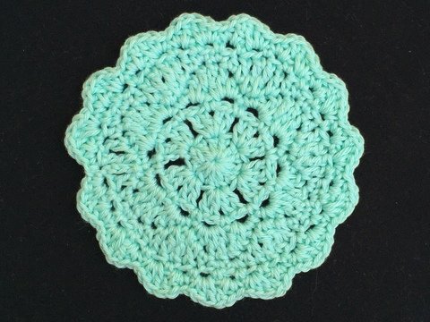 Untersetzer Retro-Style Motiv 2 häkeln