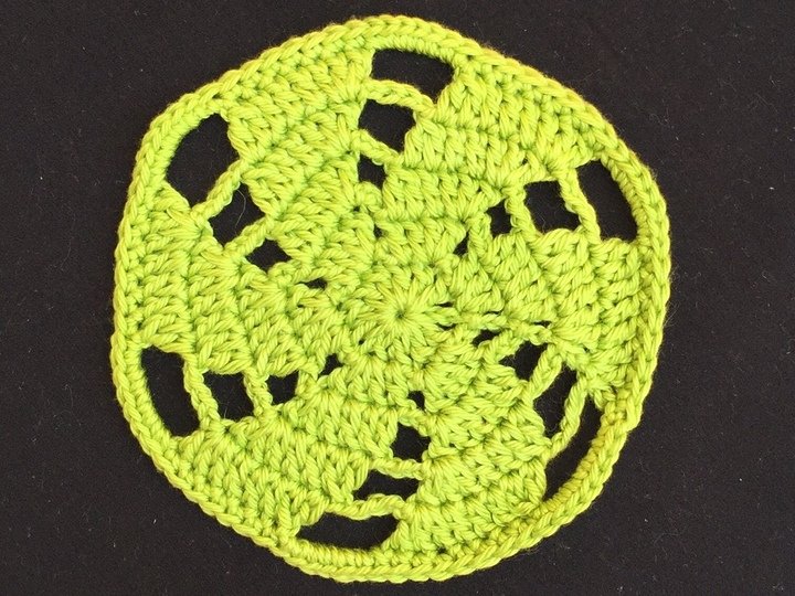 Untersetzer Retro-Style Motiv 1 häkeln