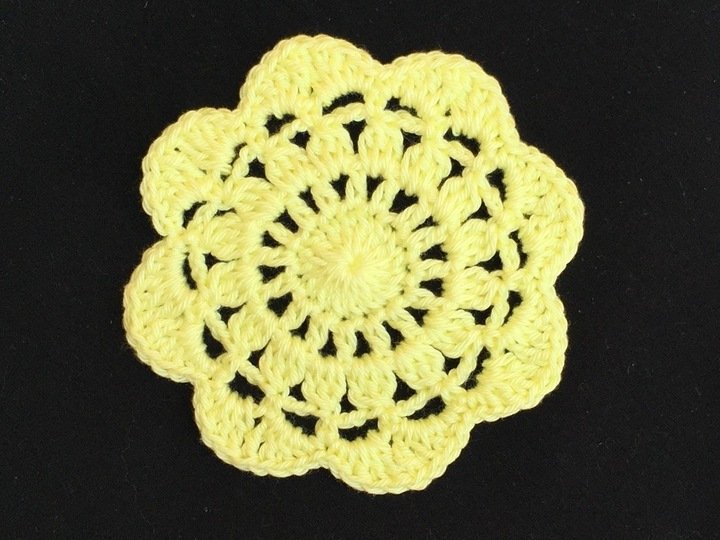 Untersetzer Retro-Style Motiv 6 häkeln