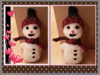 Strickanleitung Schneemann- auch für Anfänger geeignet - Bild 3