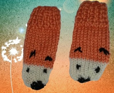 Strickanleitung Handschuhe für Kinder Kinderhandschuhe 1-2 Jahre- auch für Anfänger