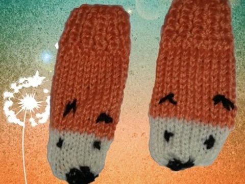 Strickanleitung Handschuhe für Kinder Kinderhandschuhe 1-2 Jahre- auch für Anfänger