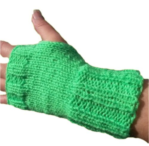 Strickanleitung Pulswärmer Handstulpen im interessante Muster