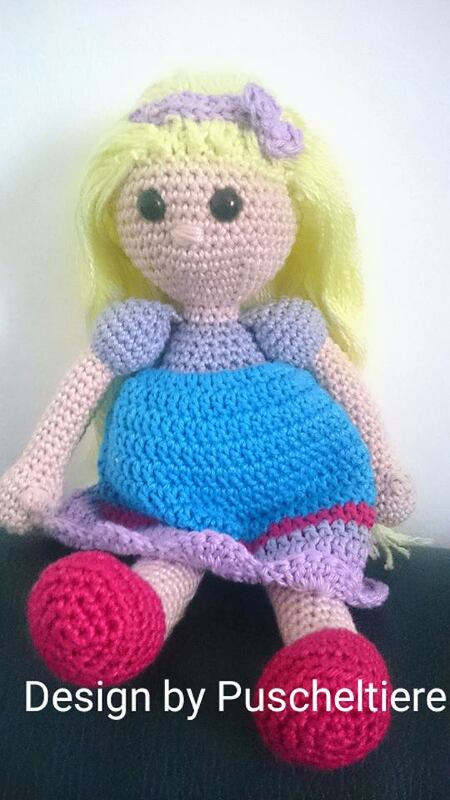 Kostenlose Häkelanleitung | Kleine Puppe "Paulina"