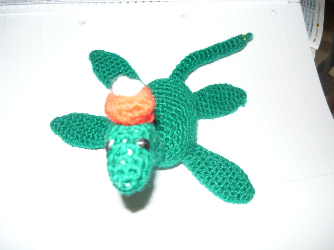 Häkelanleitung Nessie das Seeungeheuer